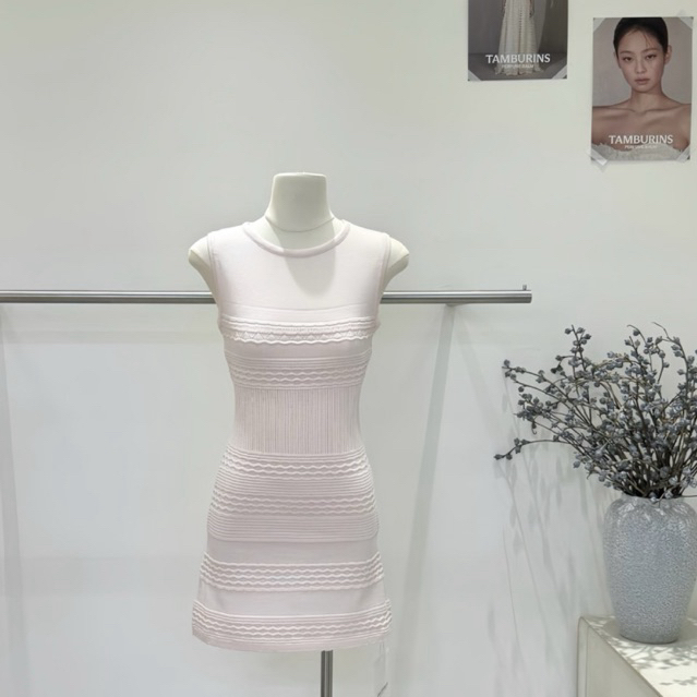 [   AMÉLIE  DRESS BY MOKDAO ]  váy len dệt kim ôm vibe pháp
