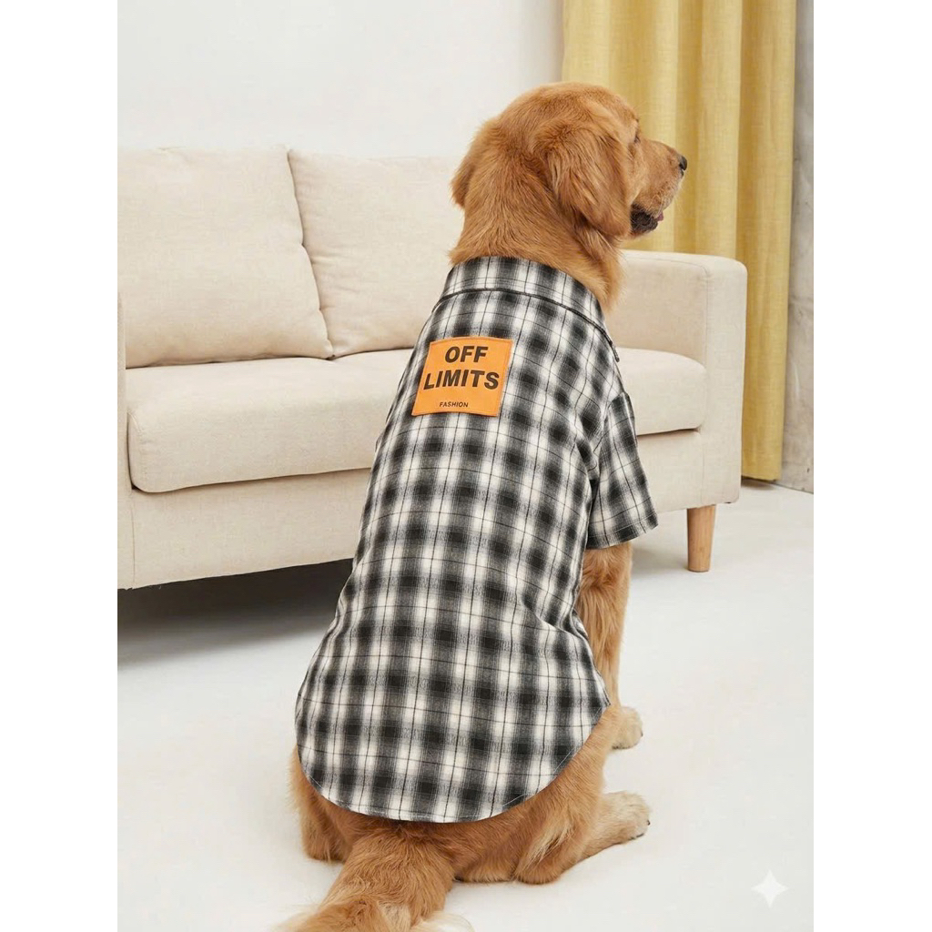 Áo sơ mi Evisu dành cho chó Husky , Golden và các dòng chó lớn khác
