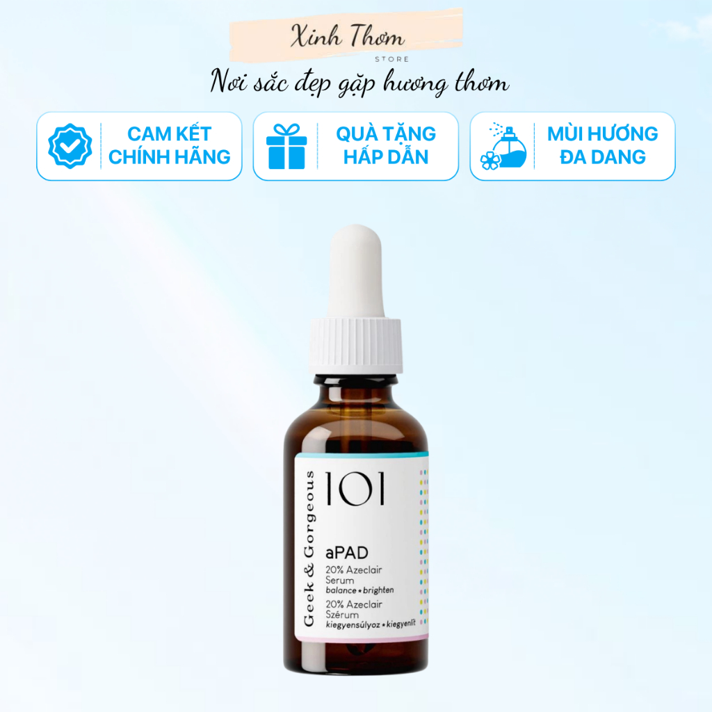 Serum Geek & Gorgeous aPAD 30ml – Hỗ Trợ Giảm Thâm, Làm Sáng Da & Cải Thiện Da Mụn
