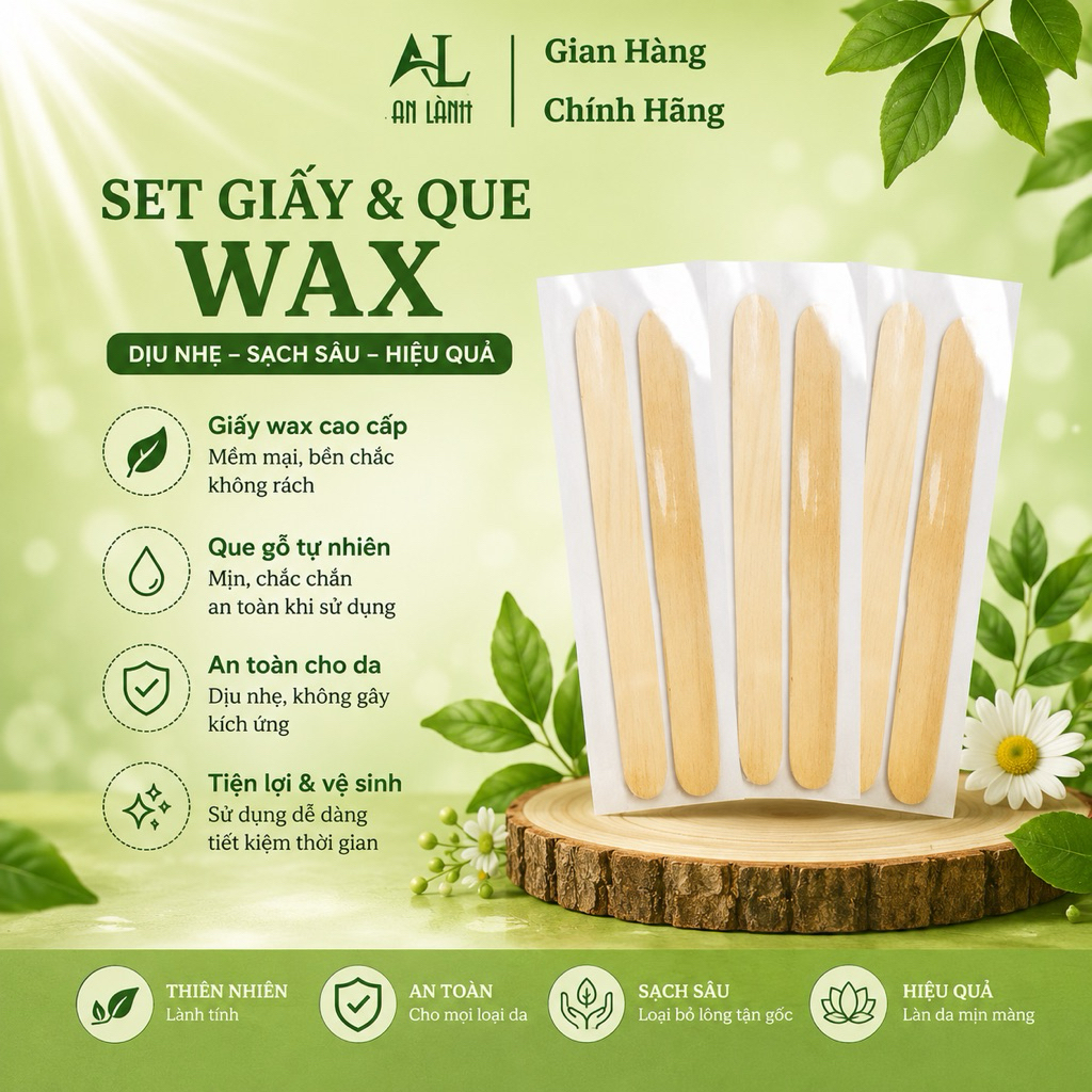 Sét giấy và 2 Que