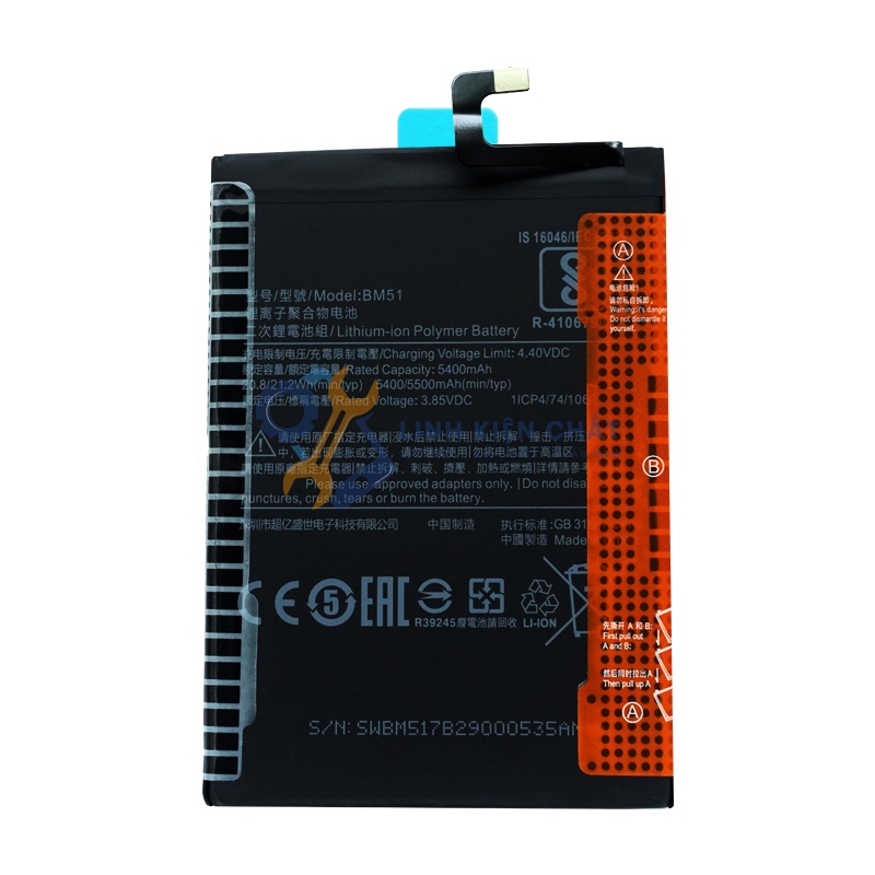 Thay thế Pin Xiaomi BM51 / Mi Max 3 / Mi Max3 / M1804E4A