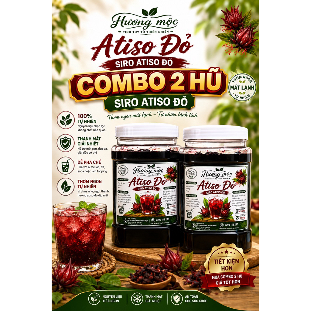 siro atiso đỏ