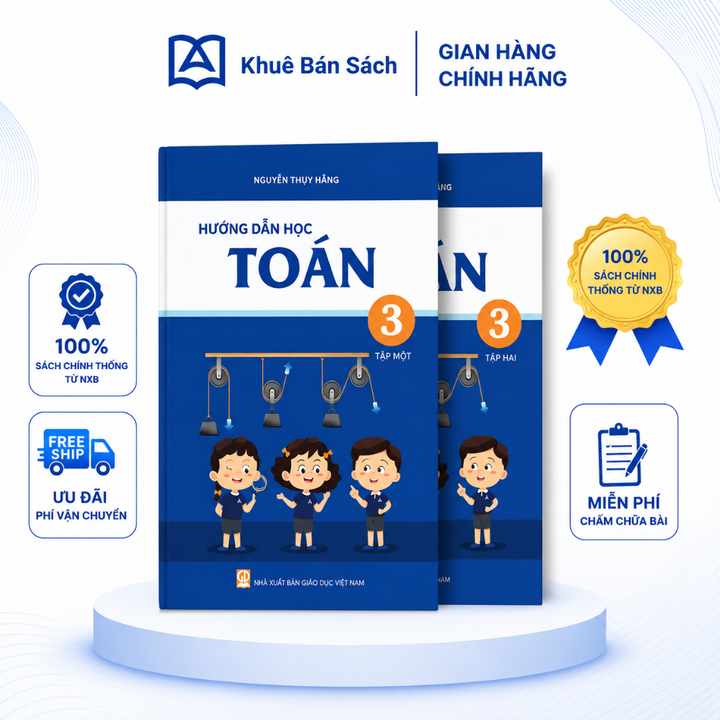 Sách - Hướng dẫn học Toán lớp 3 chuẩn Trường Archimedes ( Phiên bản mới nhất)