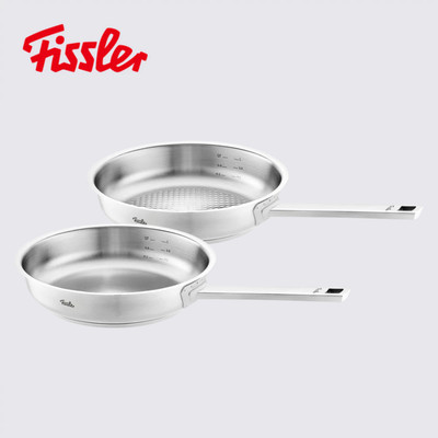 [Trả góp 0%] Chảo thép Fissler Original Profi lòng Novogrill® / lòng trơn sản xuất tại Đức chuyên dùng các món áp chảo