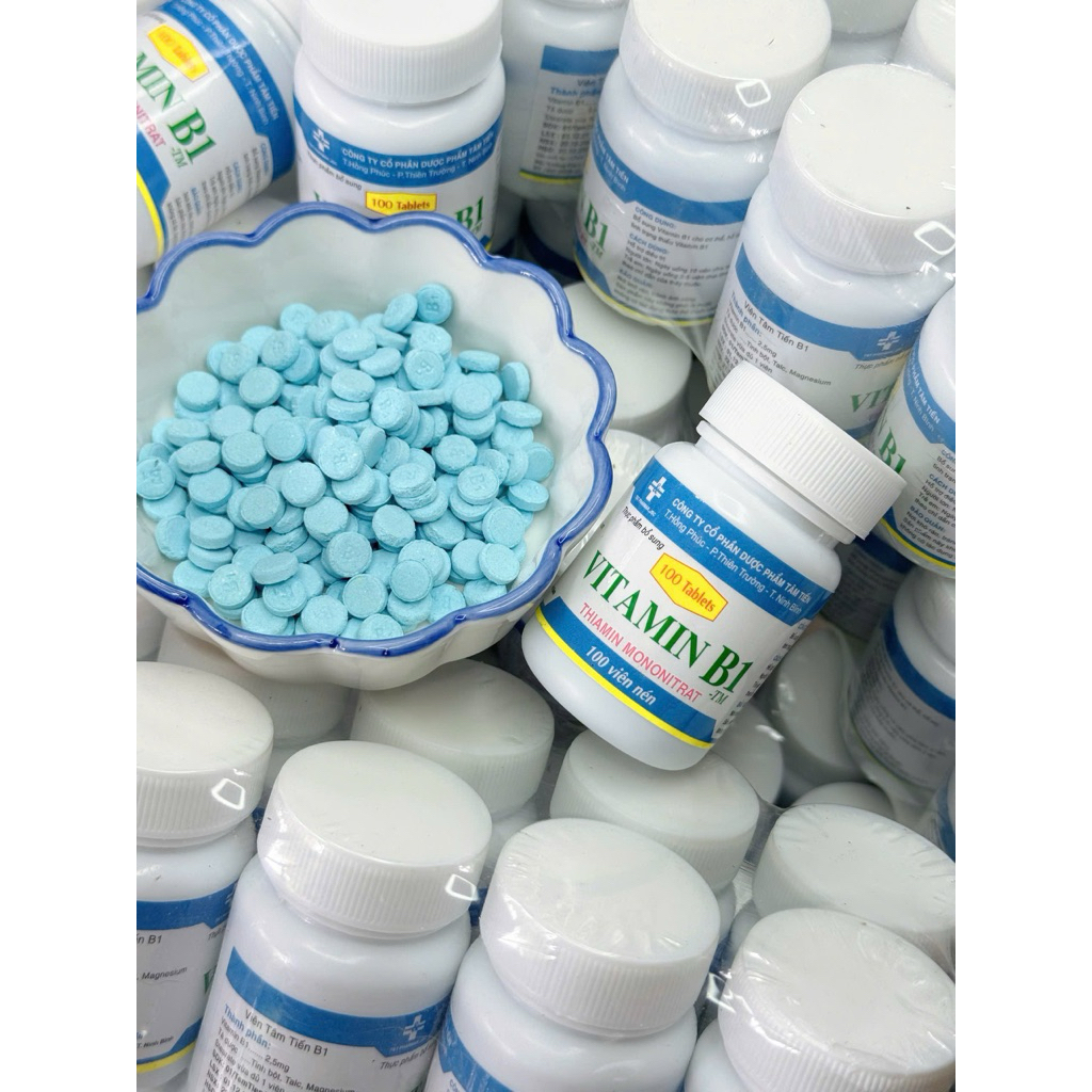 Vitamin B1 ( 100 viên nén xanh)