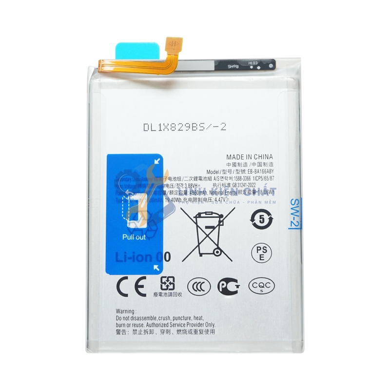 Pin dành cho điện thoại Samsung EB-BA166ABY / Galaxy A16 / A16 5G / A17 / A17 5G / A26 5G