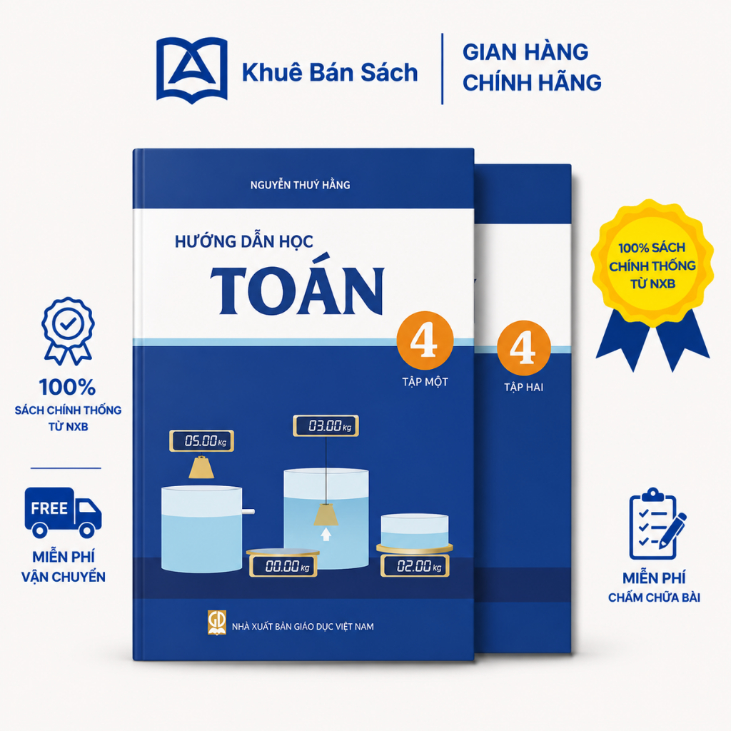 Sách - Hướng dẫn học Toán Lớp 4 trường Archimedes ( Phiên Bản Mới)