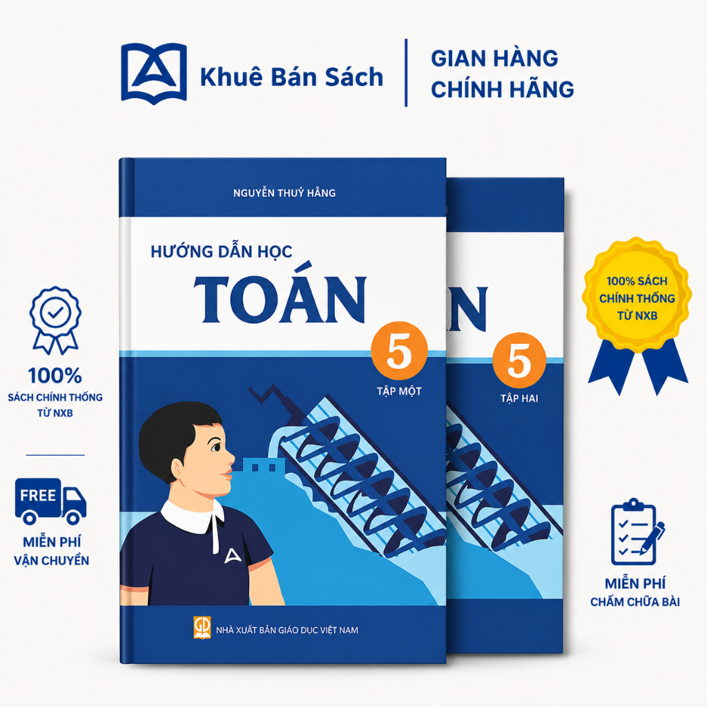 Sách - Hướng dẫn học Toán lớp 5 trường Archimedes chuẩn( phiên bản mới)