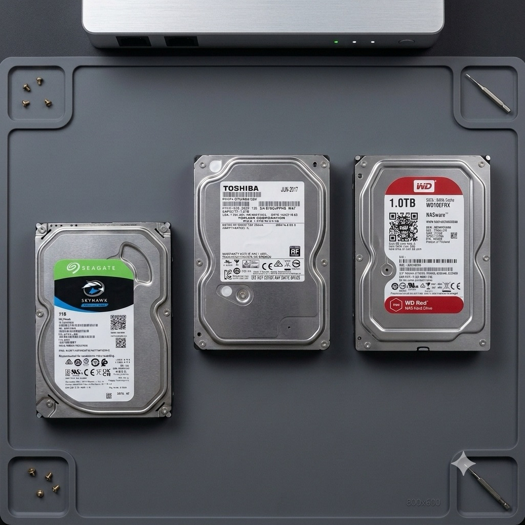 Ổ Cứng HDD 1TB cũ Sức khoẻ Good 100 [Tặng kèm cáp SATA]