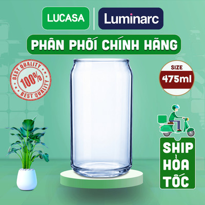 Bộ 6 Ly Thủy Tinh Luminarc Can 475ml - Loại Cao BOLV3331| Phân Phối Chính Hãng