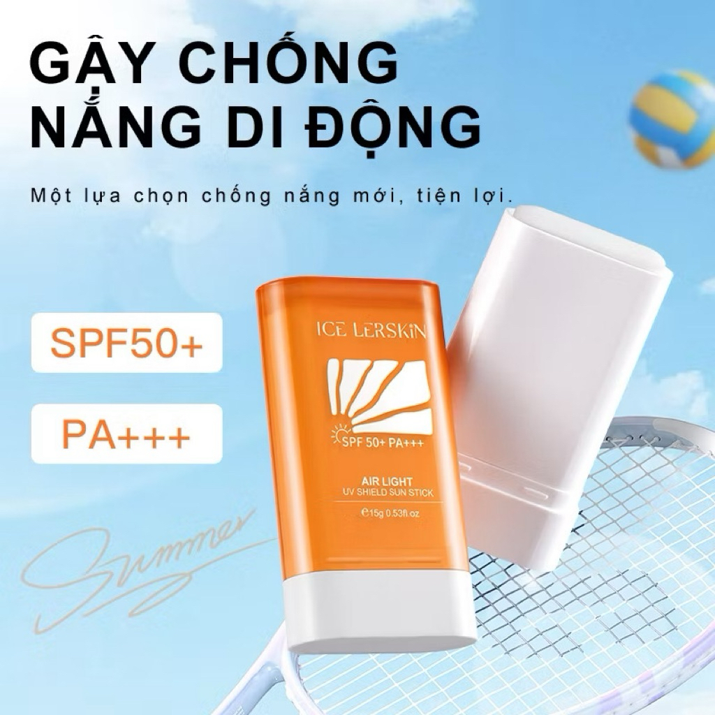 Thỏi Chống Nắng ICE LERSKIN Air Light UV Shield Sun Stick SPF50+ PA++++ Chống Nước Không Bết Dính
