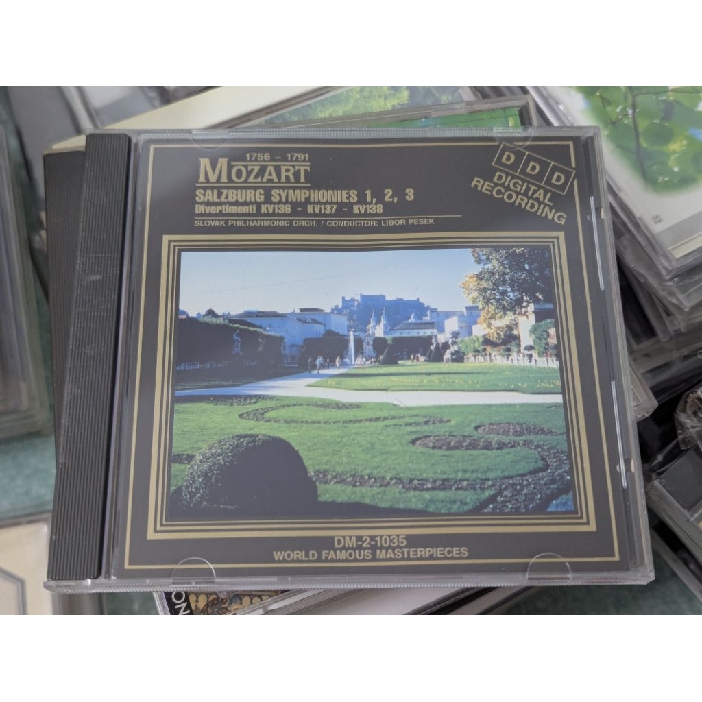 CD Gốc Mozart  Salzburg Symphones 1,2,3