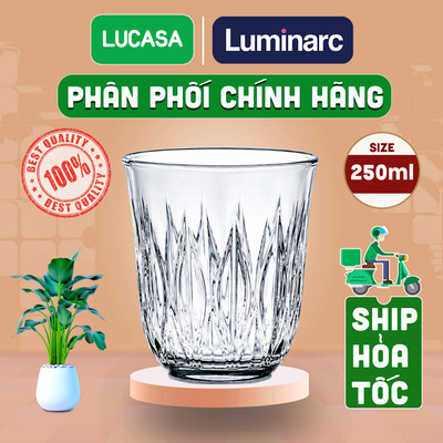 Ly Thủy Tinh Luminarc Givemy Leaf 250ml - Loại Thấp L2912 | Phân Phối Chính Hãng