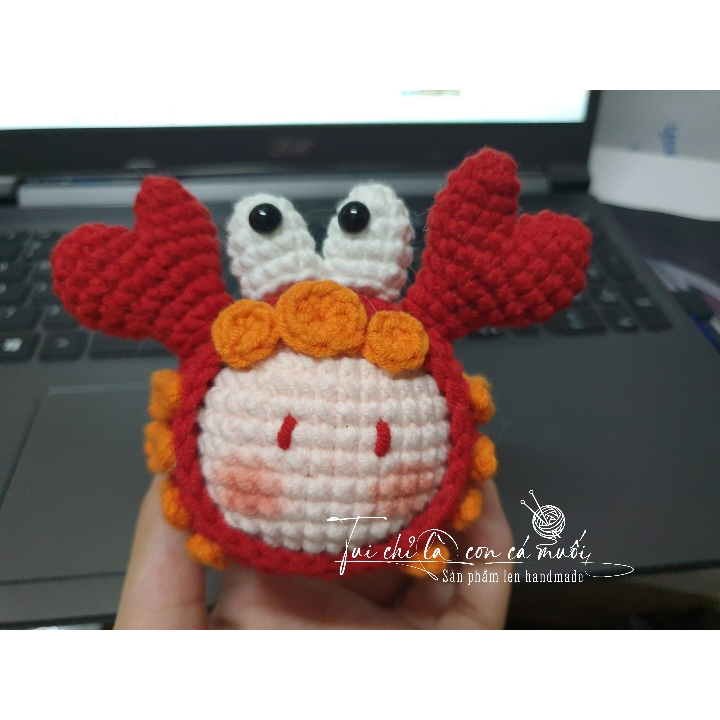 Móc Khóa Len Bé Mochi Cung Cự Giải (Cancer)