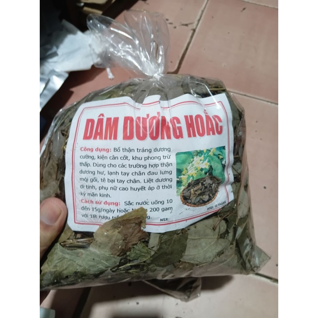 LÁ DÂM DƯƠNG HOẮC KHÔ (TÚI 100G), TRÂU CỔ KHÔ (TÚI 500G) GIÚP HỖ TRỢ YSL CHO CẢ NAM VÀ NỮ