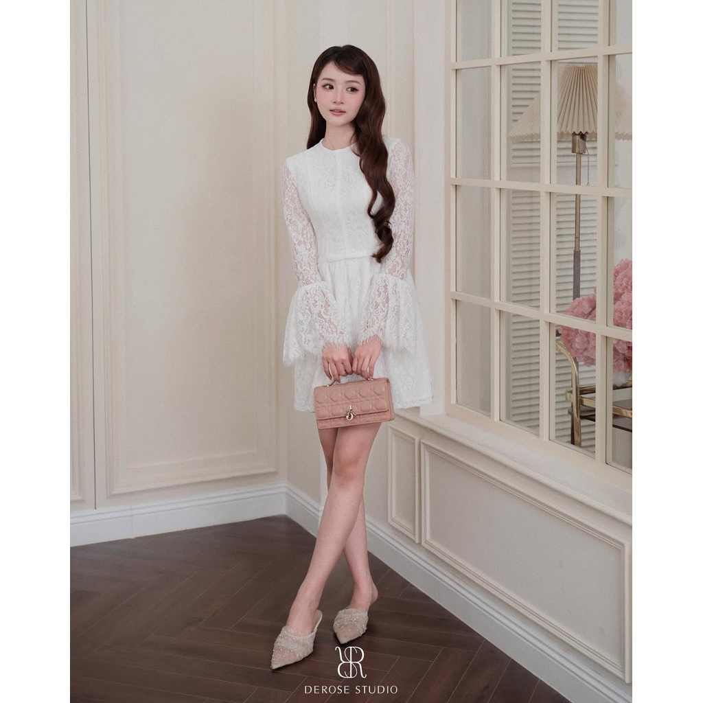 [PASS] SIZE S VÁY RENA DRESS CỦA BRAND DEROSE.STUDIO