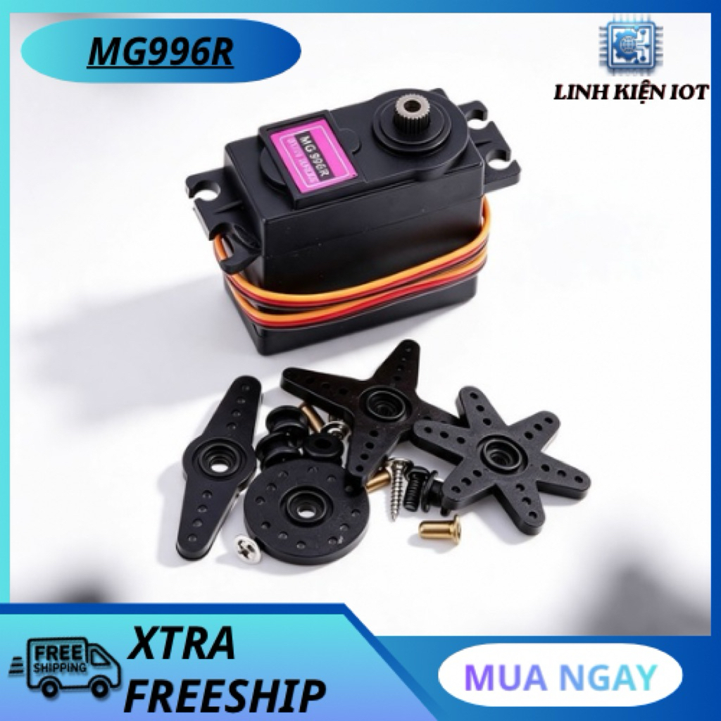 Động Cơ MG996R Loại 180 Độ Bánh Răng Kim Loại