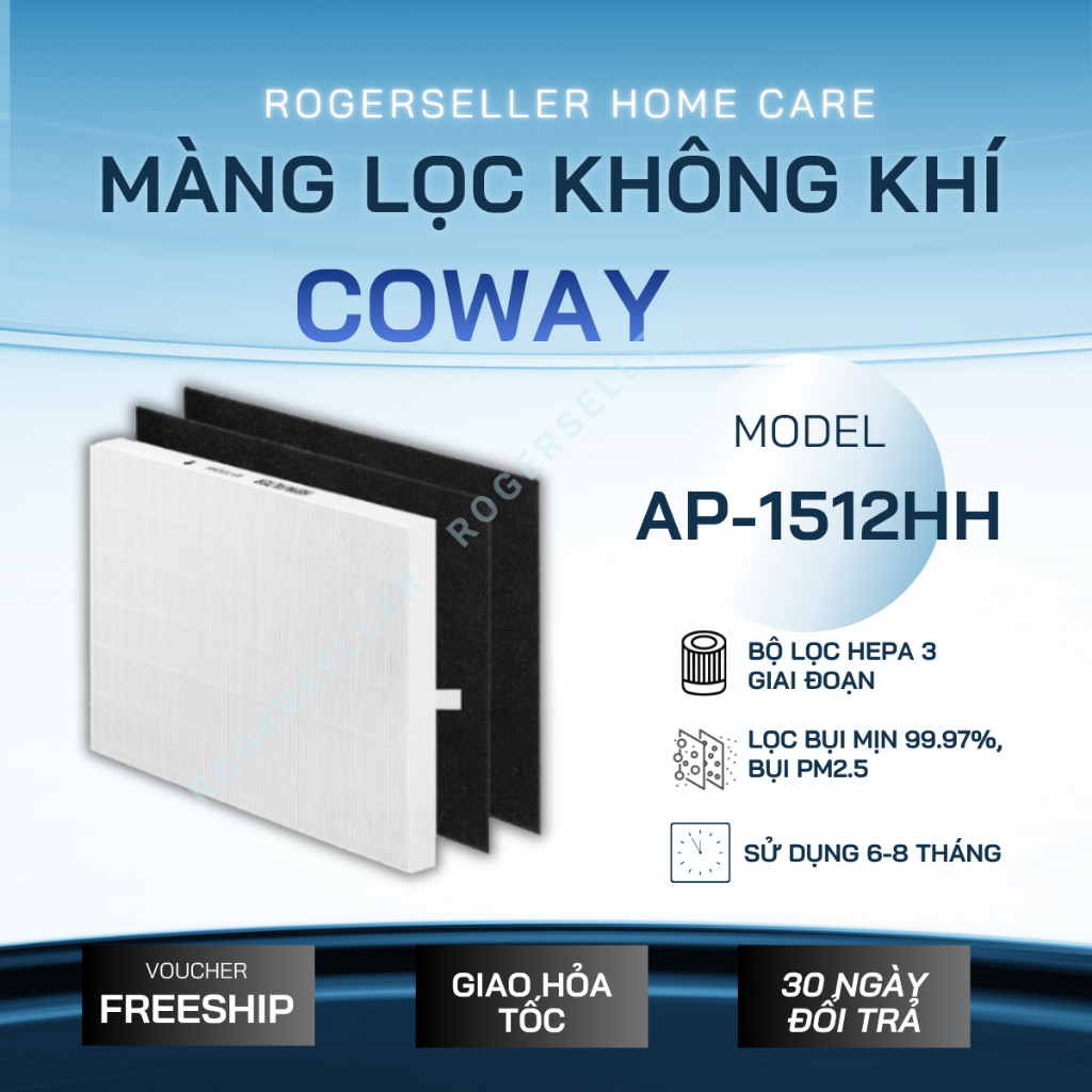 Màng Lọc Không Khí Coway AP-1512HH, màng lọc Hepa Coway AP-1512HH, lõi lọc không khí Coway AP-1512HH