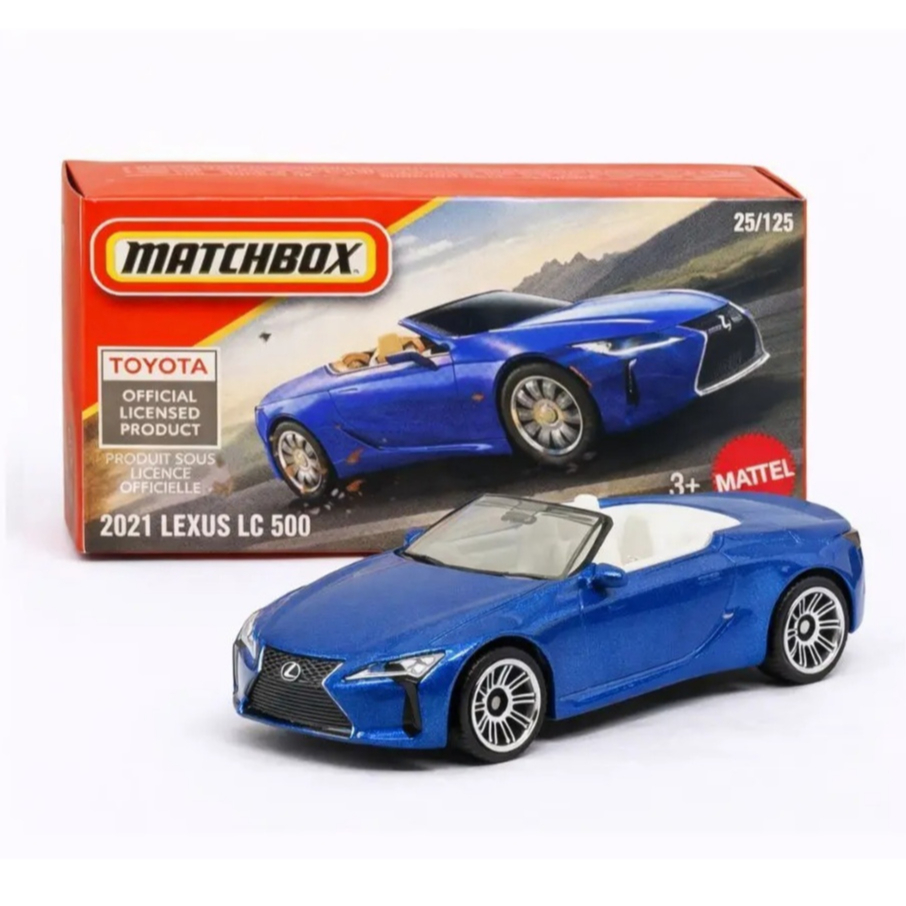 Xe mô hình Matchbox 2021 Lexus LC 500 Tỷ lệ 1:64 - Chính Hãng New 100%