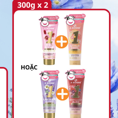 COMBO 2 Tẩy Tế Bào Chết Dạng Kem Gelato Scrub A Bonne' 300g (Tuýp)