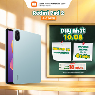 [Livestream] Máy tính bảng Redmi Pad 2 (4+256GB)| Màn hình 11inch 2,5K | MediaTek Helio G100-Ultra | Pin 9000mAh | 4 Loa