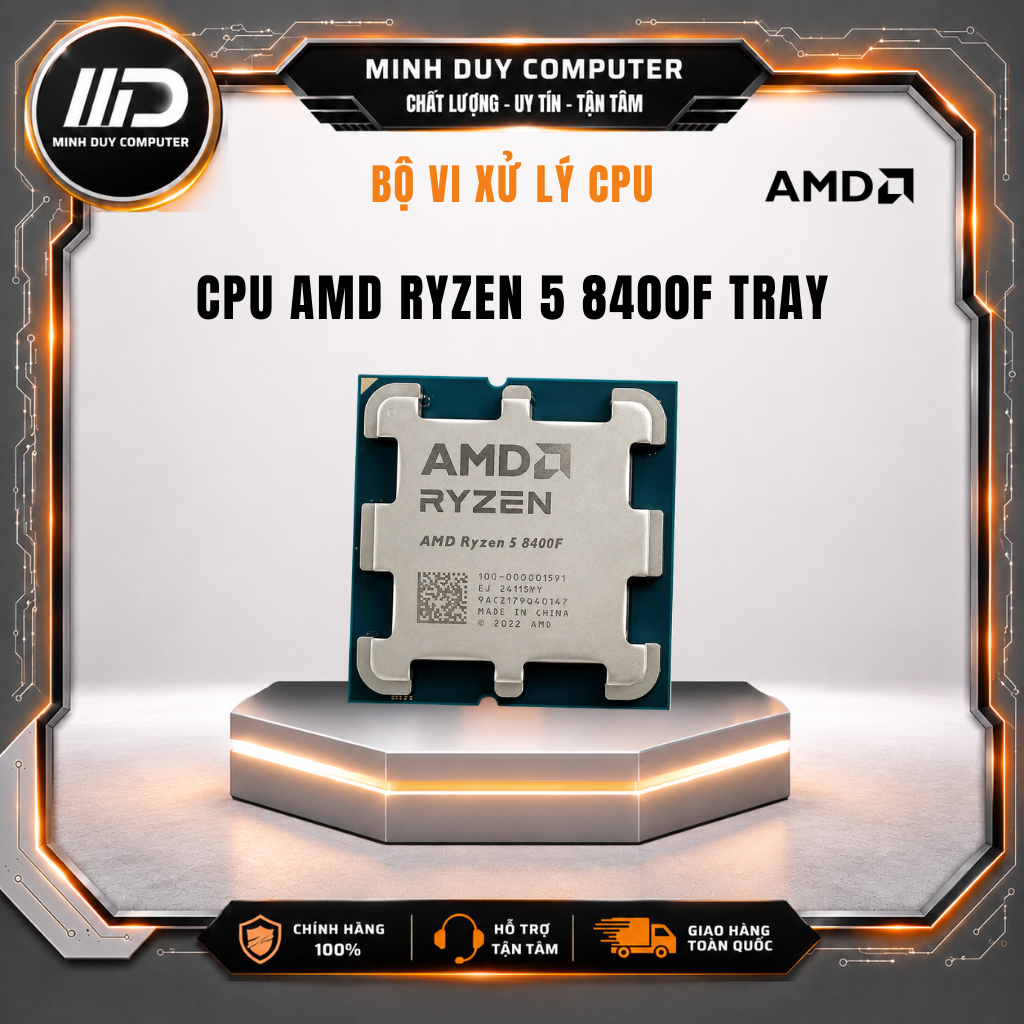 CPU AMD RYZEN 5 8400F TRAY - CHÍNH HÃNG - BẢO HÀNH 36 THÁNG