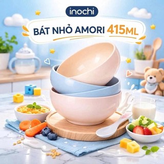 Bát tô cho bé ăn dặm Amori - Inochi chịu được nhiệt độ từ -30oC đến 140oC Bát ăn dặm