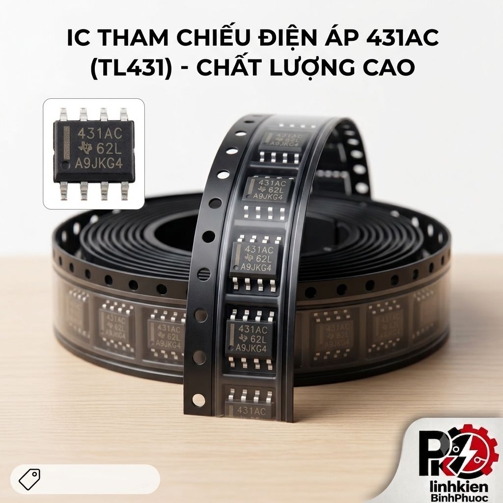 [COMBO 5] TL431AC 431AC SOP-8 Texas Instruments (TI) Chính Hãng - IC Tham Chiếu Điện Áp 1% SMD