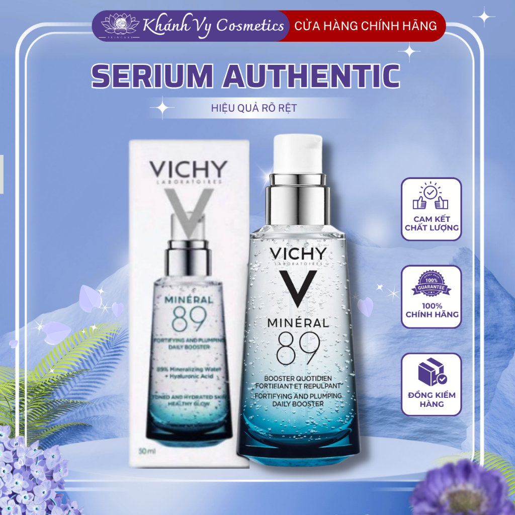 Dưỡng chất Vichy Mineral 89 50ml serum Vichy mineral 89 .Shop Khánh Vy