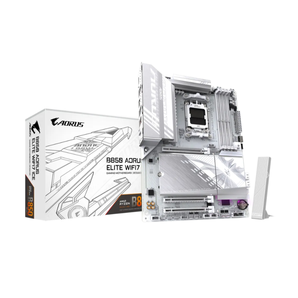 [Hàng Đã Qua Sử Dụng] Mainboard Gigabyte B850 AORUS ELITE WIFI7 ICE