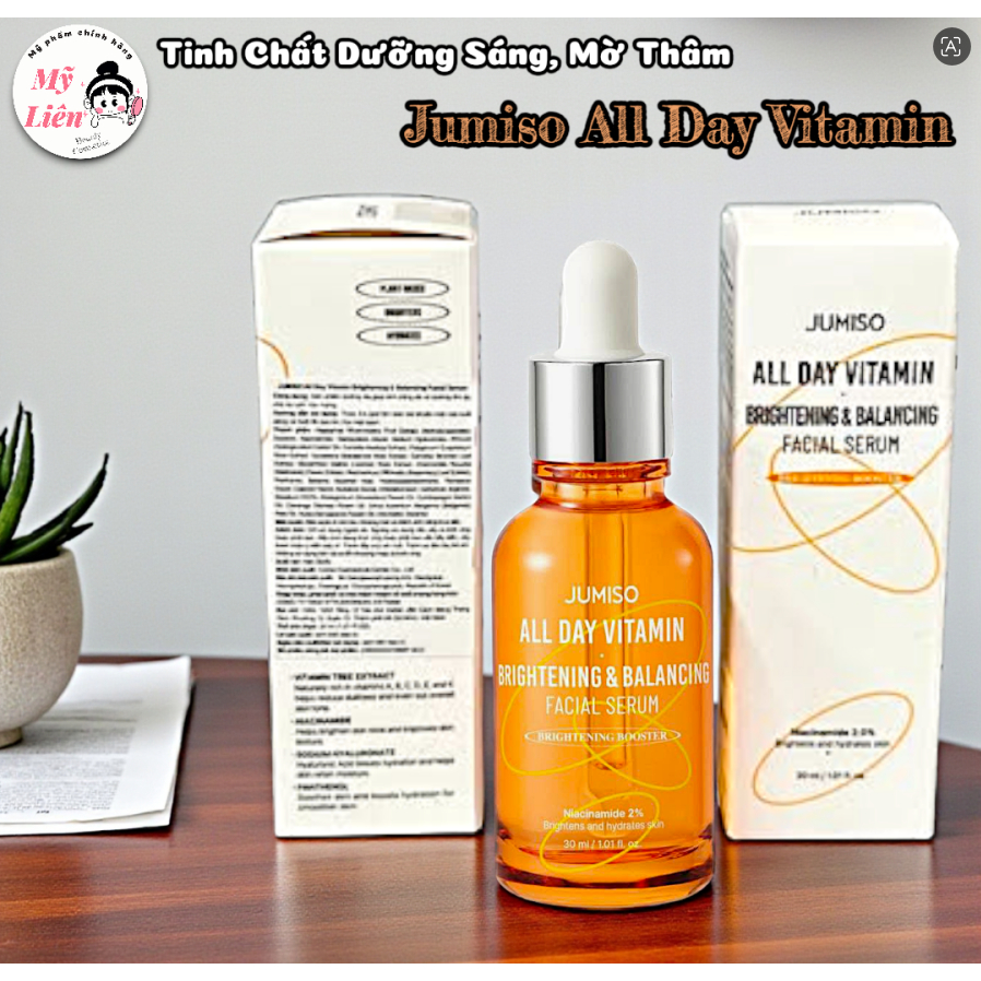 Serum Dưỡng Sáng Mờ Thâm Jumiso All Day Vitamin Brightening & Balancing Serum 30ml