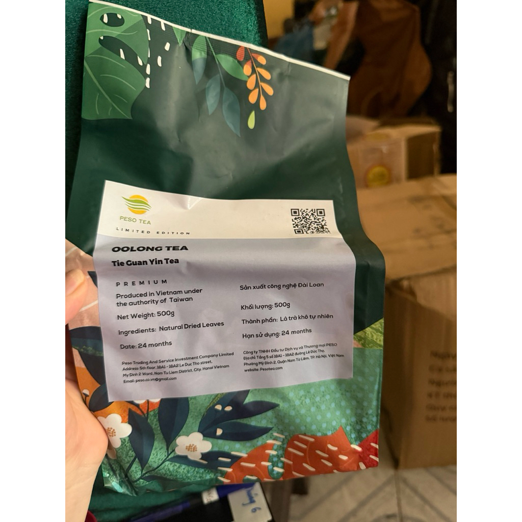 trà xanh olong peso tea