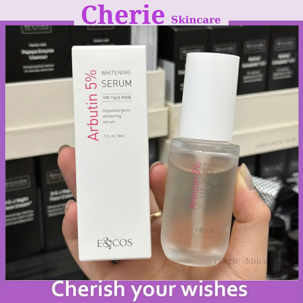 Serum làm mờ nám & sáng da E&COS Arbutin 5% Whitening Serum 30ml