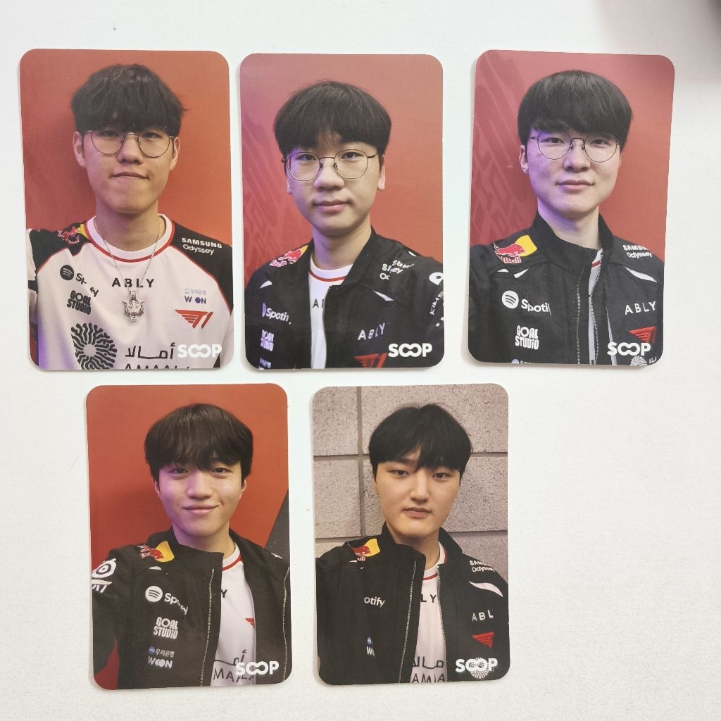 Thẻ card bo góc T1 Faker Doran Oner Peyz Keria McDonald Soop Live Liên Minh Lol