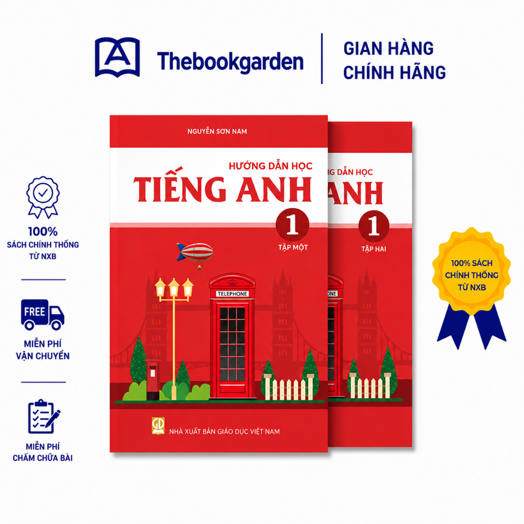 Sách-  Hướng dẫn học Tiếng Anh Lớp 1 chuẩn trường Archimedes ( bản mới nhất)