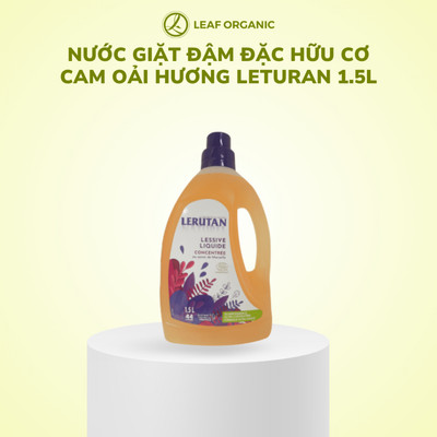 Nước giặt đậm đặc hữu cơ cam oải hương Lerutan 1,5L