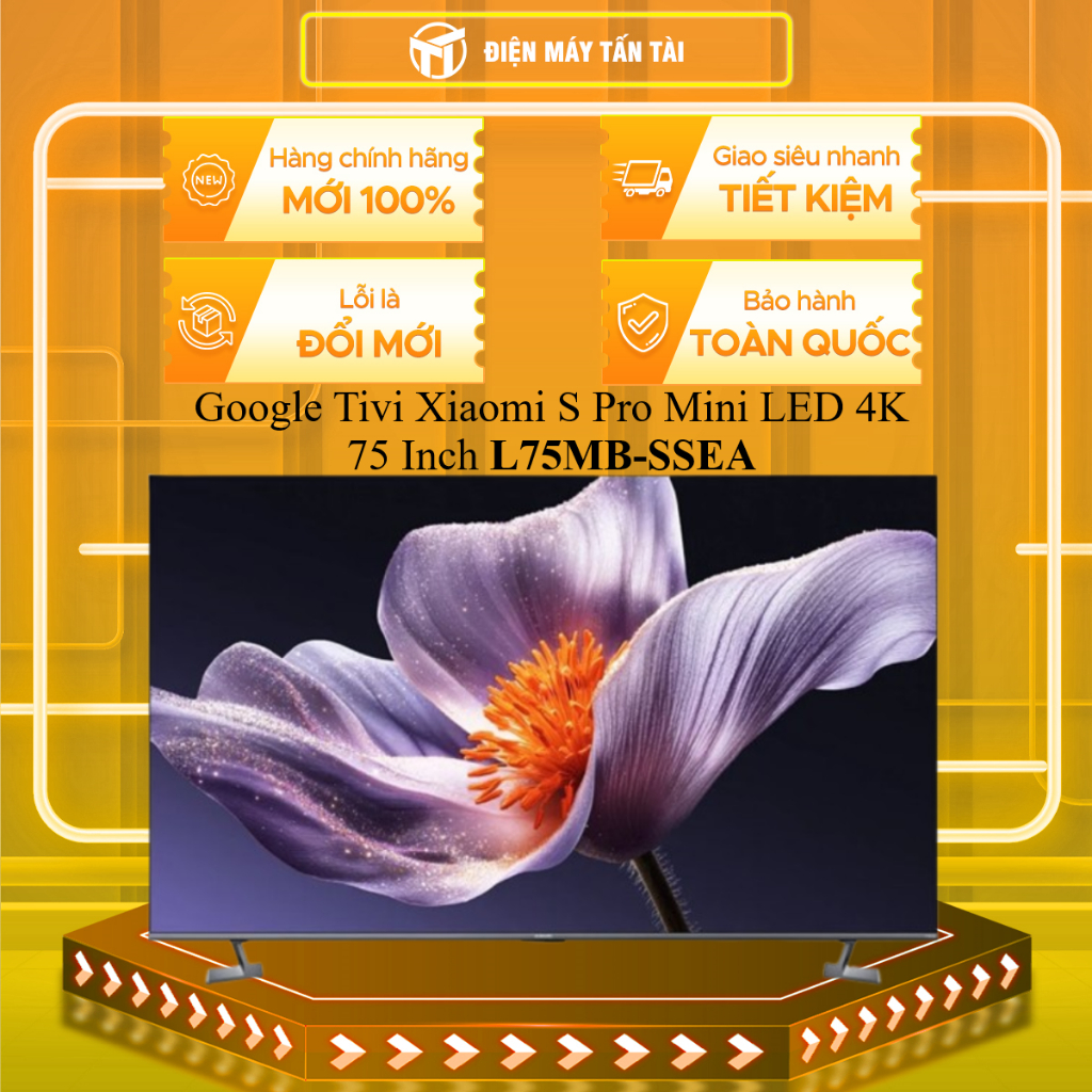 (HCM) - L75MB-SSEA - Google Tivi QD-MiniLED Xiaomi S Pro 4K 75 inch