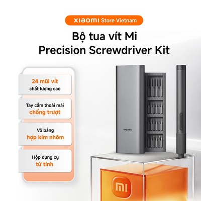 Bộ tua vít Xiaomi Precision Screwdriver Kit | 24 mũi vít chất lượng cao | Tay cầm thoải mái, chống trượt |