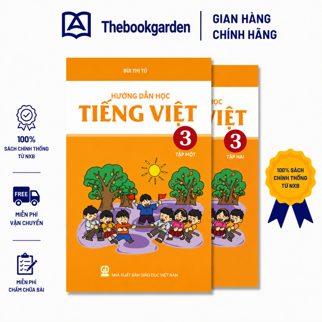 Sách - Hướng dẫn học Tiếng Việt lớp 3 chuẩn trường Archimedes (Bản mới nhất)