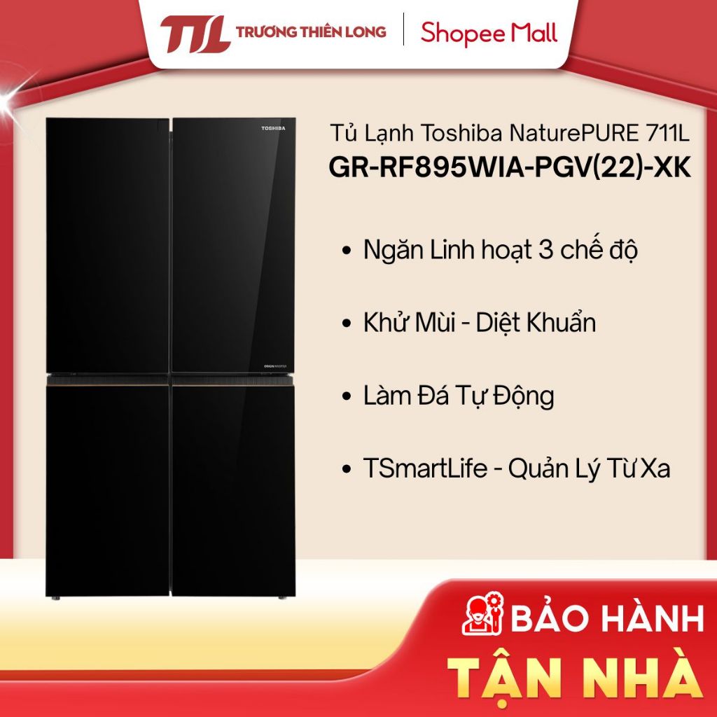 Tủ Lạnh Thông Minh Toshiba NaturePURE 711L GR-RF895WIA-PGV(22)-XK [FREESHIP HCM]