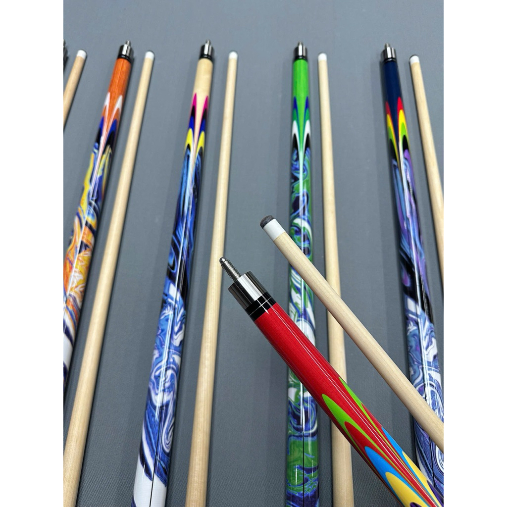 Gậy 3C, cơ bida Adam chuyên 3C size ngọn 12mm, ngọn gỗ Phong già| Cơ bida, gậy bida