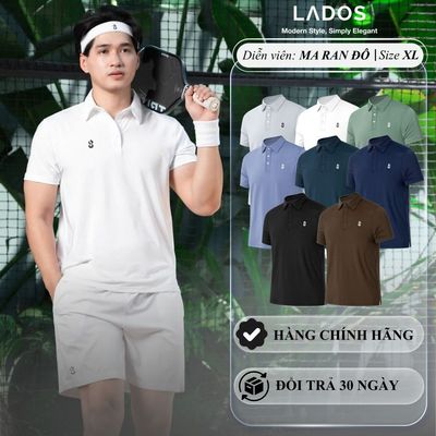 Áo thun polo nam thể thao LADOS-9250 có cổ bẻ, vải thun lạnh, phông rộng