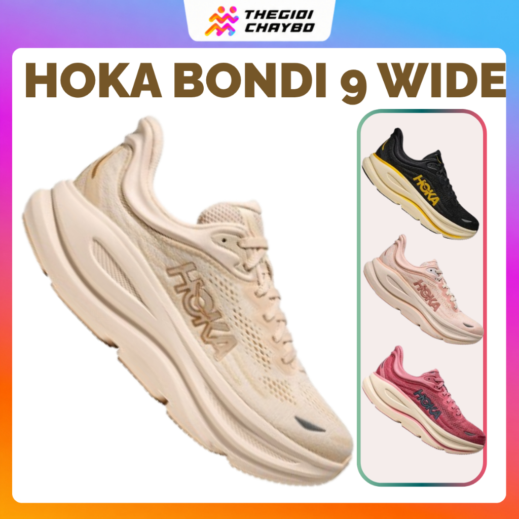 [Deal 20%] Hoka Bondi 9 - Giày Chạy Bộ Hoka Nam Nữ Chính Hãng