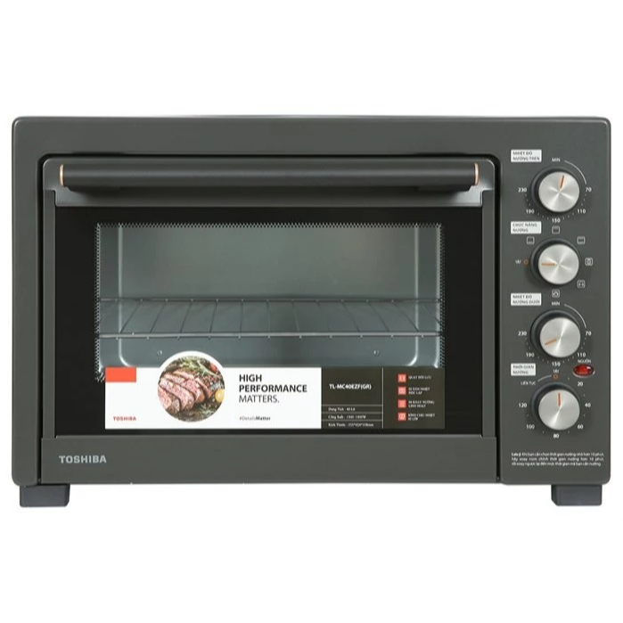 Lò Nướng Toshiba 40 Lít TL-MC40EZF(GR) 1800W - Hàng Chính Hãng, Hàng Mới