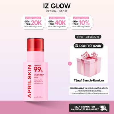 Serum vi gai Aprilskin TXA NIACINAMIDE TONING SHOT 99 SERUM 30ml