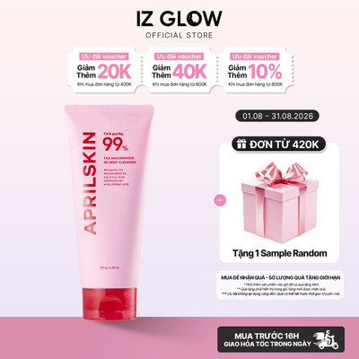 Sữa rửa mặt APRILSKIN TXA NIACINAMIDE 99 DEEP CLEANSER 120g
