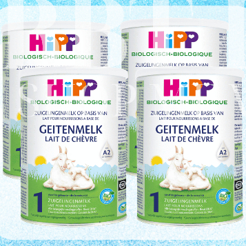 [COMBO 4 LON HIPP DÊ] - Sữa Dê HiPP Organic Lon 400g