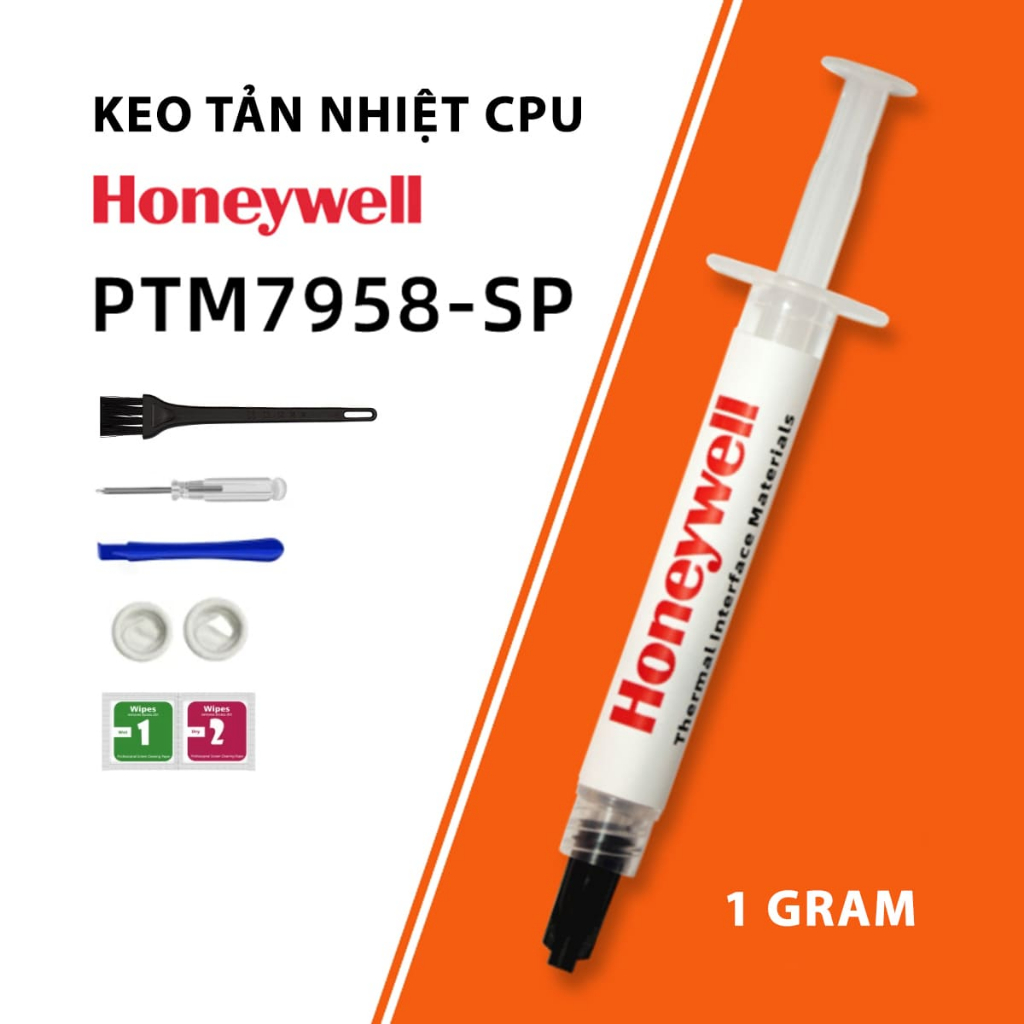 Keo tản nhiệt CPU Snowman Honeywell PTM7950-SP / PTM7958-SP 1gram 3gram chính hãng giảm nhiệt CPU hi