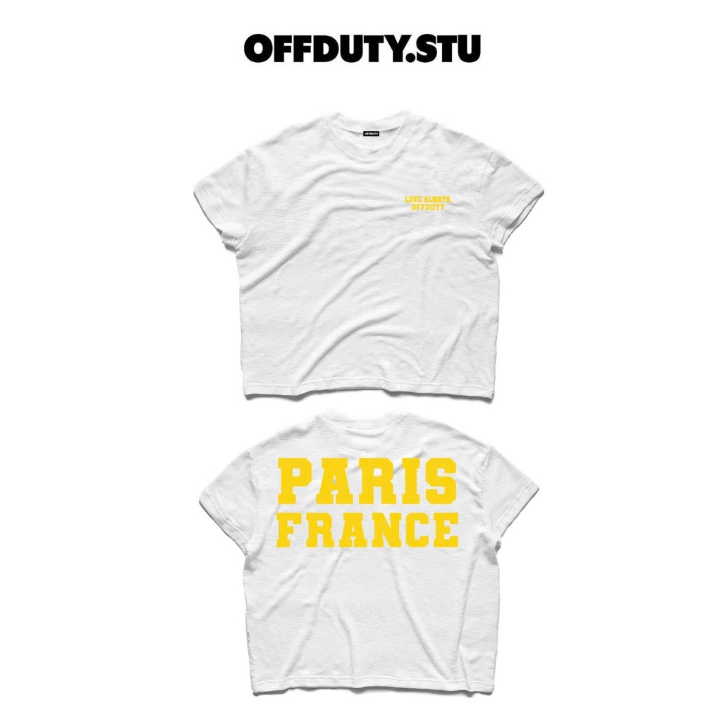 [DEAL Mở Bán]  Offduty Paris France  - Áo boxy thun xược OFFDUTY.STU