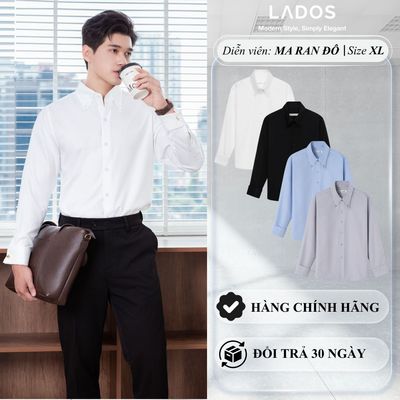 Quần tây nam sidetab LADOS-4165 chất xược Mỹ premium khóa kim loại sang trọng form suông basic dễ phối đồ